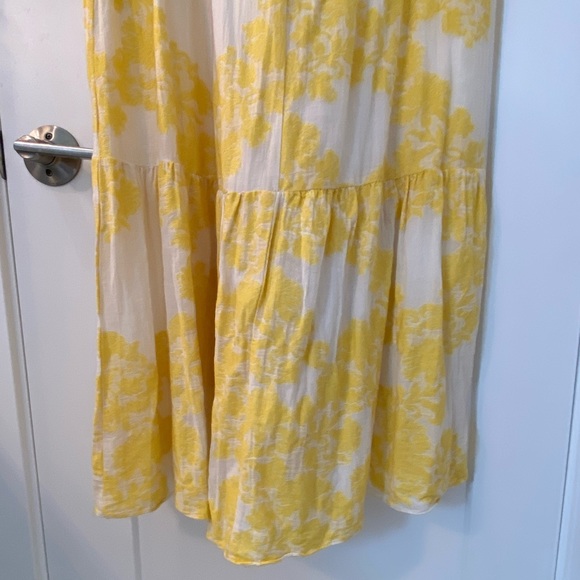 Floral linen embroidered maxi dress - Picture 9 of 11
